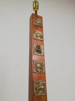 Discount Pamono Mid-Century Floor Lamp with Zodiac Sign, 1960s