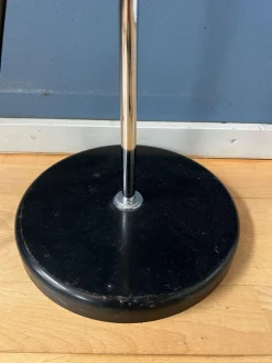 New Pamono Mid-Century Floor Lamp with Two Black and Chrome Spots, 1970s