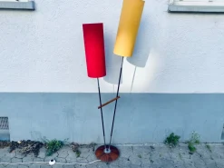 Pamono Mid-Century Floor Lamp with Two Fluorescent Spots from Richard Essig, 1960s