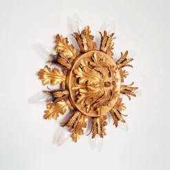 Discount Pamono Mid-Century Florentine Flower Ceiling Lamp from Banci Firenze, Italy, 1960s