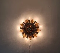 Discount Pamono Mid-Century Florentine Flower Ceiling Lamp from Banci Firenze, Italy, 1960s