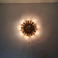 Discount Pamono Mid-Century Florentine Flower Ceiling Lamp from Banci Firenze, Italy, 1960s