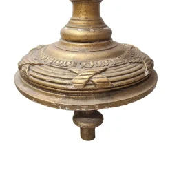 Discount Pamono Mid-Century French Louis XVI Style Wooden Floor Lamp, 1950s