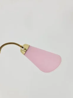 Online Pamono Mid-Century German Arc Floor Lamp with Flex Arms in Brass, 1960s