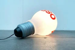 Pamono Mid-Century German Bulb Advertising Floor Lamp from Osram in the style of Ingo Maurer, 1960s