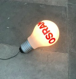 Pamono Mid-Century German Bulb Advertising Floor Lamp from Osram in the style of Ingo Maurer, 1960s