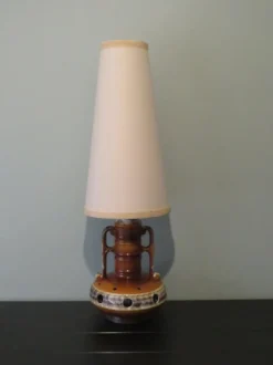 Best Pamono Mid-Century German Fat Lava Ceramic Floor Lamp, 1960s