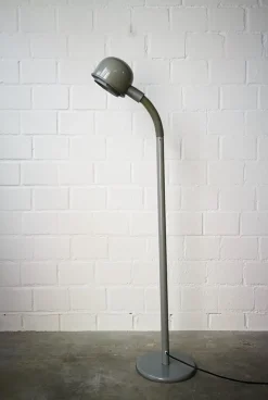 Outlet Pamono Mid-Century German Grey Metal Floor Lamp, 1960s
