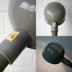 Outlet Pamono Mid-Century German Grey Metal Floor Lamp, 1960s