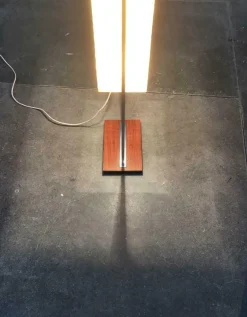 Discount Pamono Mid-Century German Space Age Fiberglass Floor Lamp from Hustadt Leuchten, 1960s