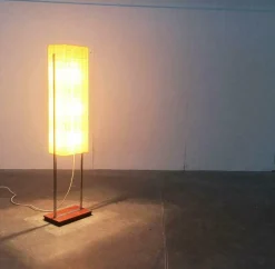 Discount Pamono Mid-Century German Space Age Fiberglass Floor Lamp from Hustadt Leuchten, 1960s