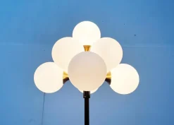 Hot Pamono Mid-Century German Space Age Brass Floor Lamp from Kaiser Leuchten, 1960s