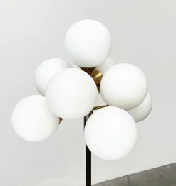 Hot Pamono Mid-Century German Space Age Brass Floor Lamp from Kaiser Leuchten, 1960s