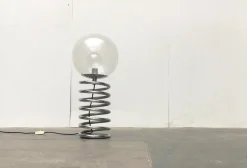 Clearance Pamono Mid-Century German Space Age Spiral Bulb Floor Lamp by Ingo Maurer for M-Design, 1960s