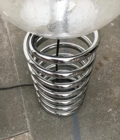 Clearance Pamono Mid-Century German Space Age Spiral Bulb Floor Lamp by Ingo Maurer for M-Design, 1960s