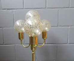 Best Pamono Mid-Century Golden Floor Lamp from Sölken Leuchten