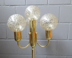 Best Pamono Mid-Century Golden Floor Lamp from Sölken Leuchten