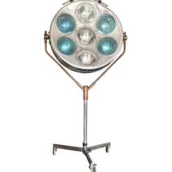 Best Pamono Mid-Century Industrial Aluminum Surgeons Operating Floor Lamp, 1950s