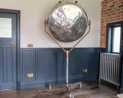 Best Pamono Mid-Century Industrial Aluminum Surgeons Operating Floor Lamp, 1950s