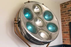 Best Pamono Mid-Century Industrial Aluminum Surgeons Operating Floor Lamp, 1950s