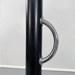 Hot Pamono Mid-Century Italian Black Steel Callimaco Floor Lamp by Sottsass for Artemide, 1980