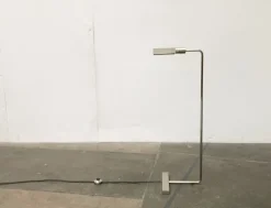 Pamono Mid-Century Italian Canasta Floor Lamp in the style of Cedric Hartman for Obor, Italy, 1960s