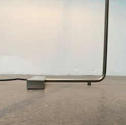 Pamono Mid-Century Italian Canasta Floor Lamp in the style of Cedric Hartman for Obor, Italy, 1960s