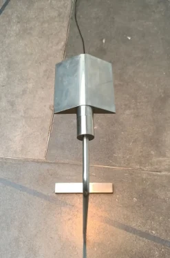 Pamono Mid-Century Italian Canasta Floor Lamp in the style of Cedric Hartman for Obor, Italy, 1960s