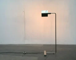 Pamono Mid-Century Italian Canasta Floor Lamp in the style of Cedric Hartman for Obor, Italy, 1960s