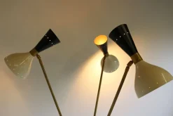 Clearance Pamono Mid-Century Italian Floor Lamp in Brass from Arredoluce, 1955