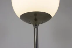 New Pamono Mid-Century Italian Floor Light with Globe Lamp, 1970s