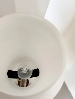 Outlet Pamono Mid-Century Italian Floor Lamp in Glass, Wood and Brass attributed to Stilnovo, 1960s