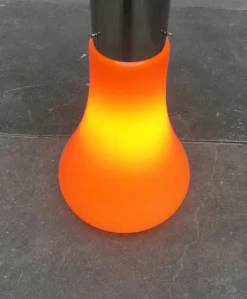 New Pamono Mid-Century Italian Glass Floor Lamp by Carlo Nason for Mazzega