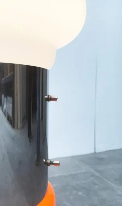 New Pamono Mid-Century Italian Glass Floor Lamp by Carlo Nason for Mazzega