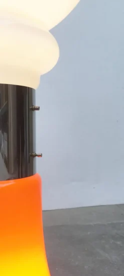 New Pamono Mid-Century Italian Glass Floor Lamp by Carlo Nason for Mazzega