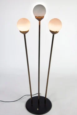 Outlet Pamono Mid-Century Italian Globe Floor Lamp from Stilnovo, 1950s