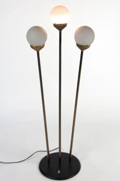Outlet Pamono Mid-Century Italian Globe Floor Lamp from Stilnovo, 1950s
