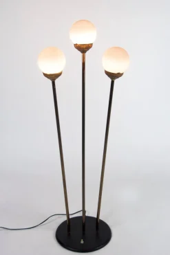 Outlet Pamono Mid-Century Italian Globe Floor Lamp from Stilnovo, 1950s