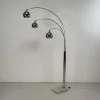 Pamono Mid-Century Italian Marble Based Arc Floor Light by Goffredo Reggiani