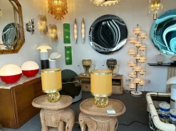 Clearance Pamono Mid-Century Italian Modern Metal and White Smoke Glass Globe Floor Lamp attributed to Candle, 1970s