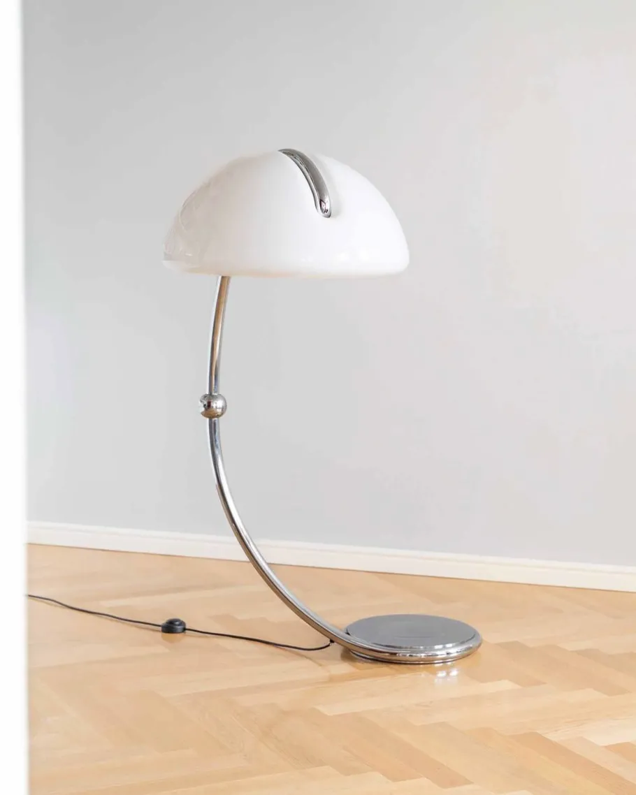 Discount Pamono Mid-Century Italian Space Age Serpente Floor Lamp attributed to Elio Martinelli, 1970s