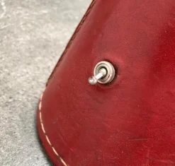 New Pamono Mid-Century Leather Floor Lamp by Jacques Adnet for Valenti, Spain, 1960s