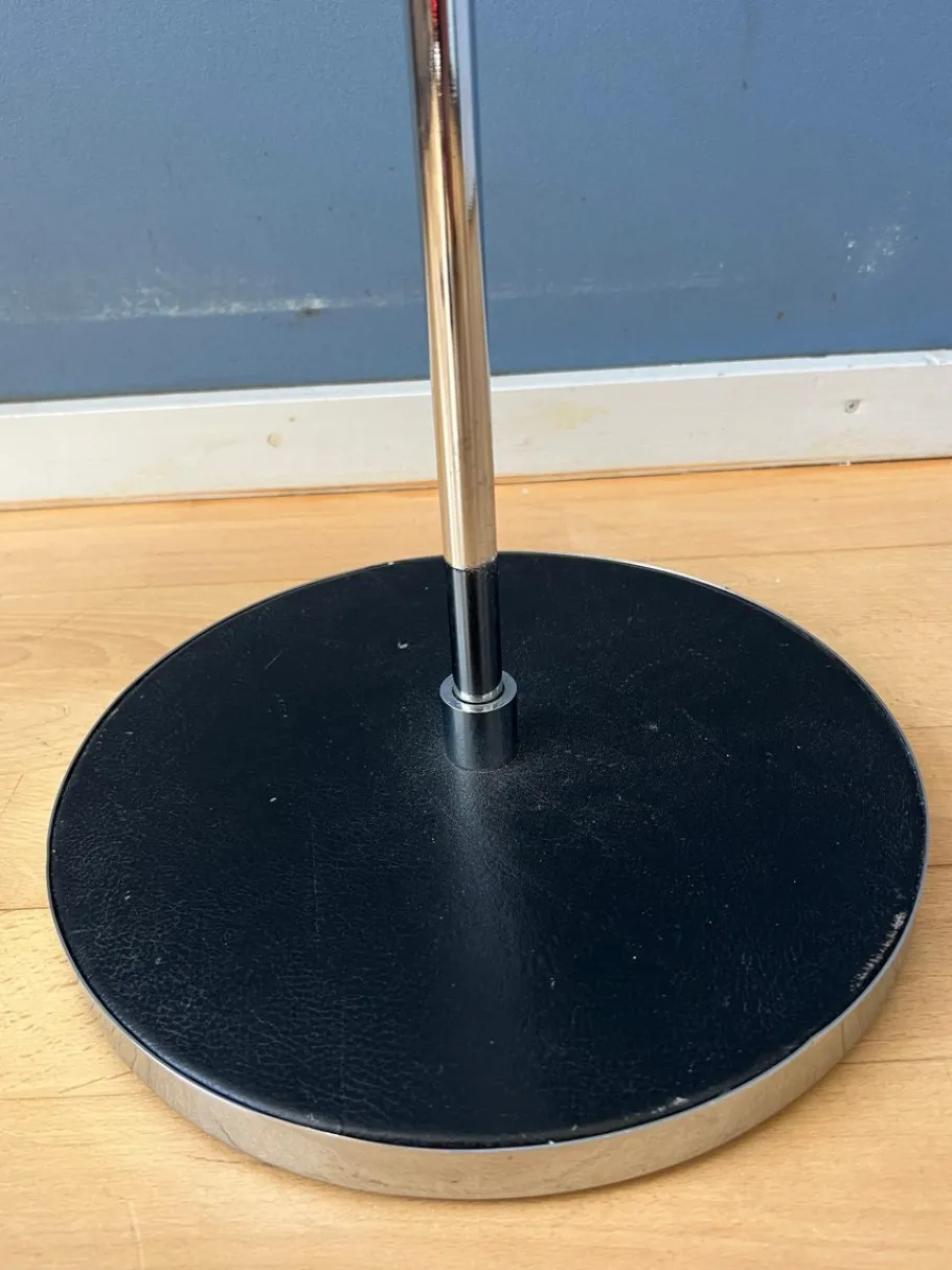 Sale Pamono Mid-Century Leather Floor Lamp from Staff Leuchten, 1970s