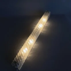 Best Pamono Mid-Century Long Frosted Glass Wall Lamp from Eglo, Austria, 1970s