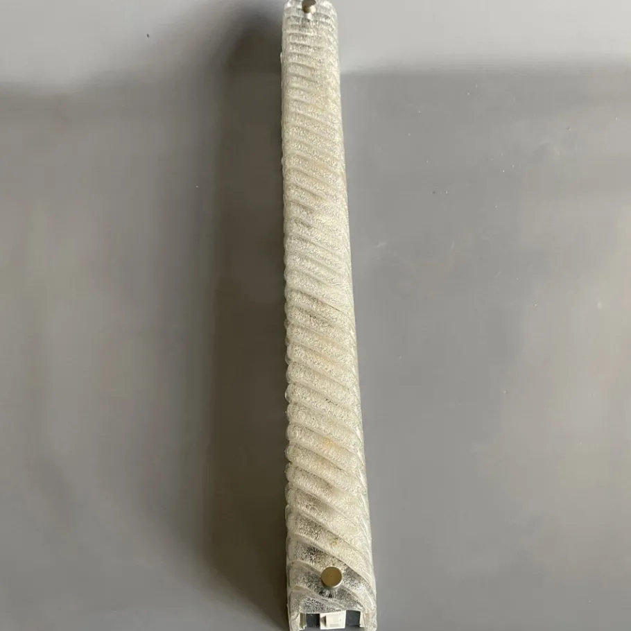 Best Pamono Mid-Century Long Frosted Glass Wall Lamp from Eglo, Austria, 1970s