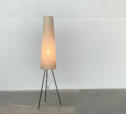 Best Pamono Mid-Century Minimalist Tripod Cocoon Floor Lamp, 1960s