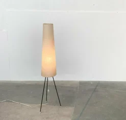 Best Pamono Mid-Century Minimalist Tripod Cocoon Floor Lamp, 1960s