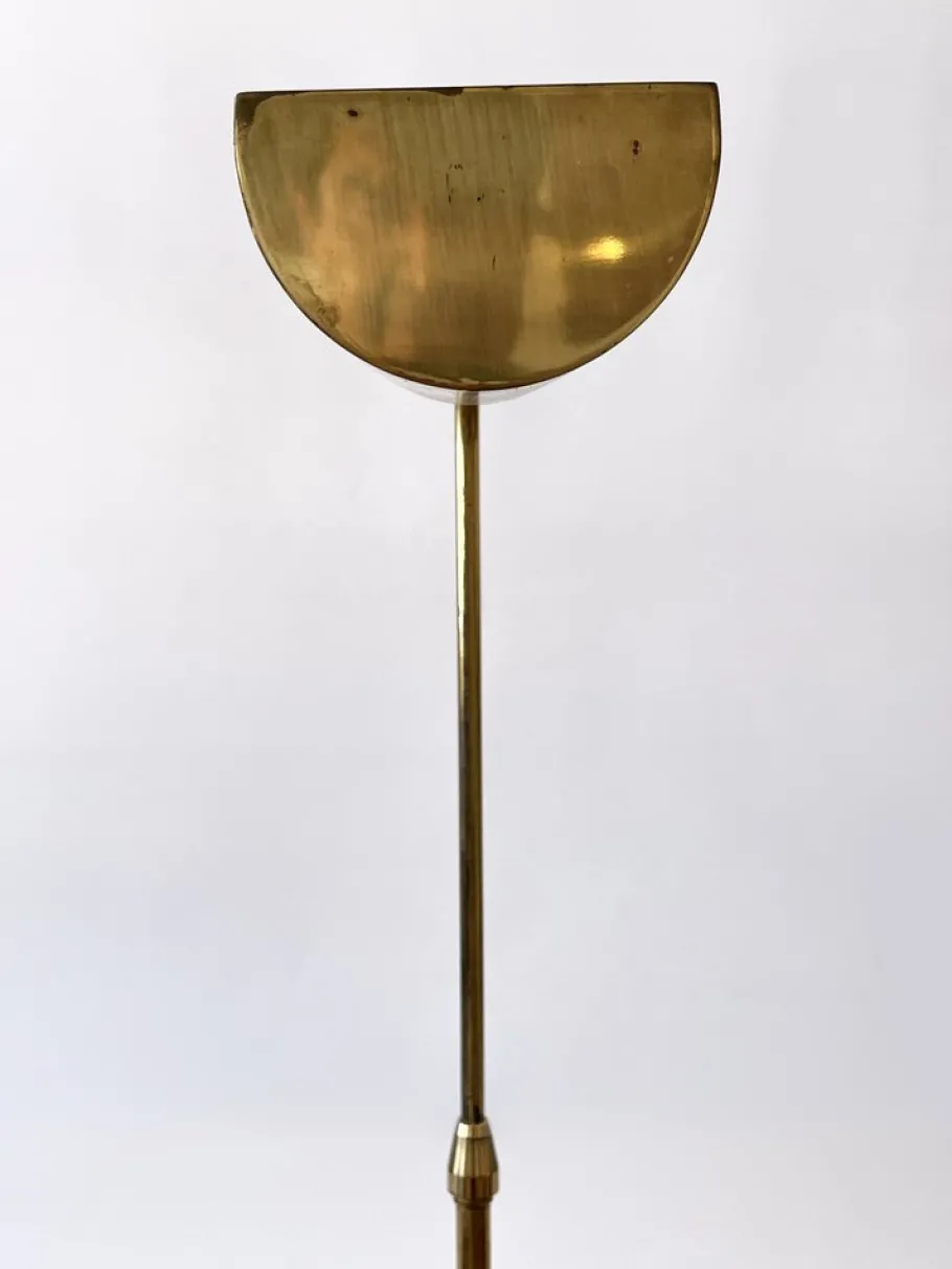 Outlet Pamono Mid-Century Modern Adjustable Brass Floor Lamp or Reading Light, Sweden, 1960s