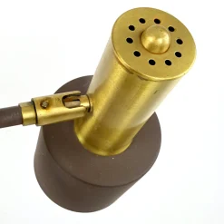 Online Pamono Mid-Century Modern Adjustable Floor Lamp in Brass and Brown from Raak