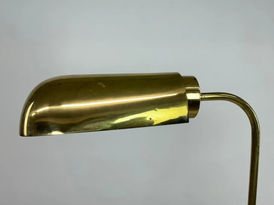 Best Pamono Mid-Century Modern Brass Floor Lamp, 1930s